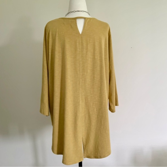 Cynthia Rowley long mustard top - Picture 6 of 8